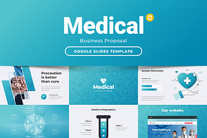 Medical Business Google Slides, a Marketing Template by Presentation Templates