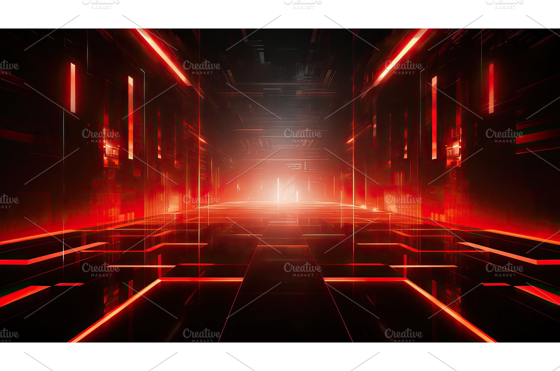 fi red technology background ai, an Abstract Photo by pikepicture
