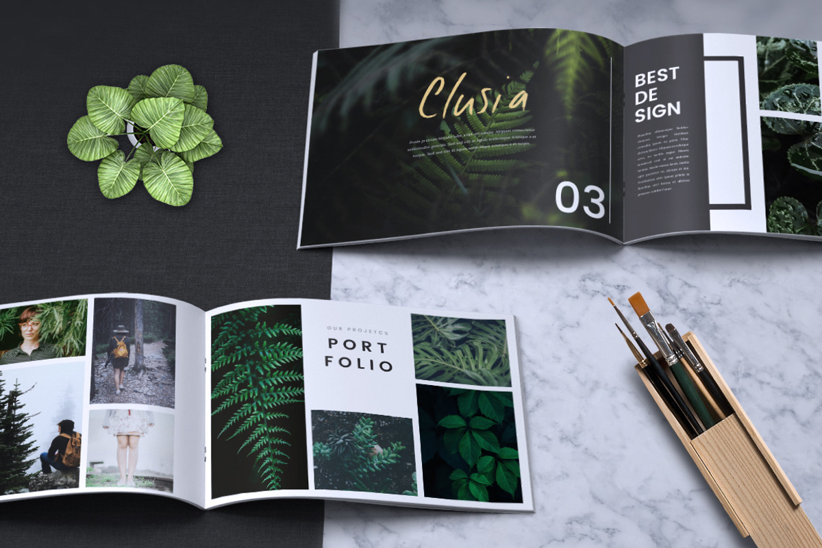 CLUSIA - Lookbook Brochure Catalogue, a Brochure Template by Rahardi Creative (Photo 4 of 6)