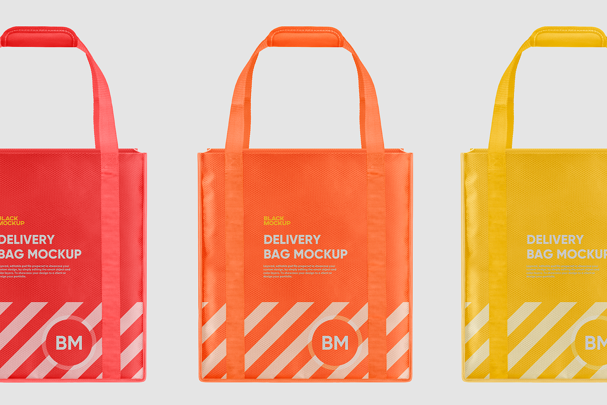Delivery Bag Mockup, a Packaging Mockup by BlackMockup (Photo 5 of 10)