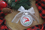 Christmas Ornament SVG File, an Illustration by OldMarket Designs (Thumbnail 4 of 9)