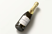 Champagne Bottle Mock-up, a Product Mockup by zippypixelstudio (Thumbnail 6 of 16)