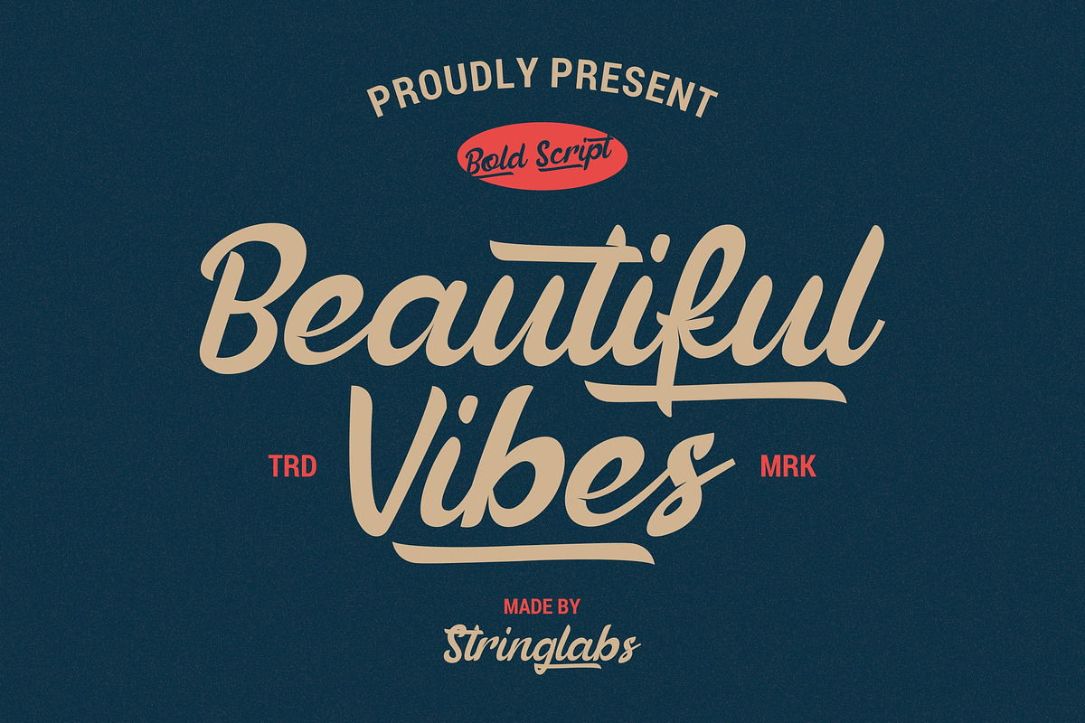 Beautiful Vibes - Bold Script Font