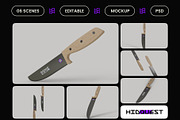 Knife Mockup, a Household Mockup by hiddemaru (Thumbnail 2 of 4)