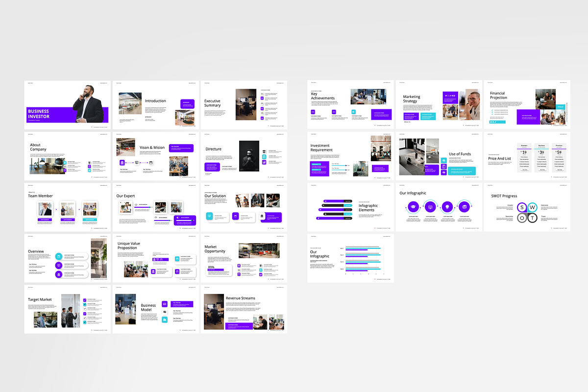 Business Investor Presentation, a Presentation Template by Collaborg Studio (Photo 7 of 7)