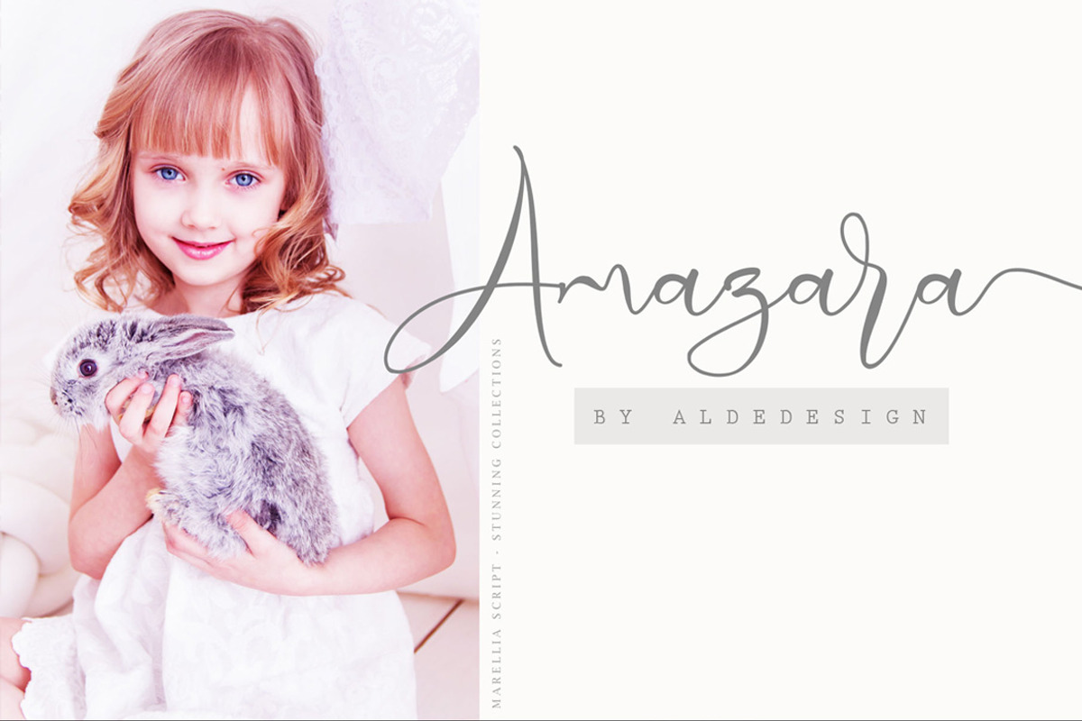 Marellia  Elegant Script Font, a Script Font by Aldedesign (Photo 2 of 9)
