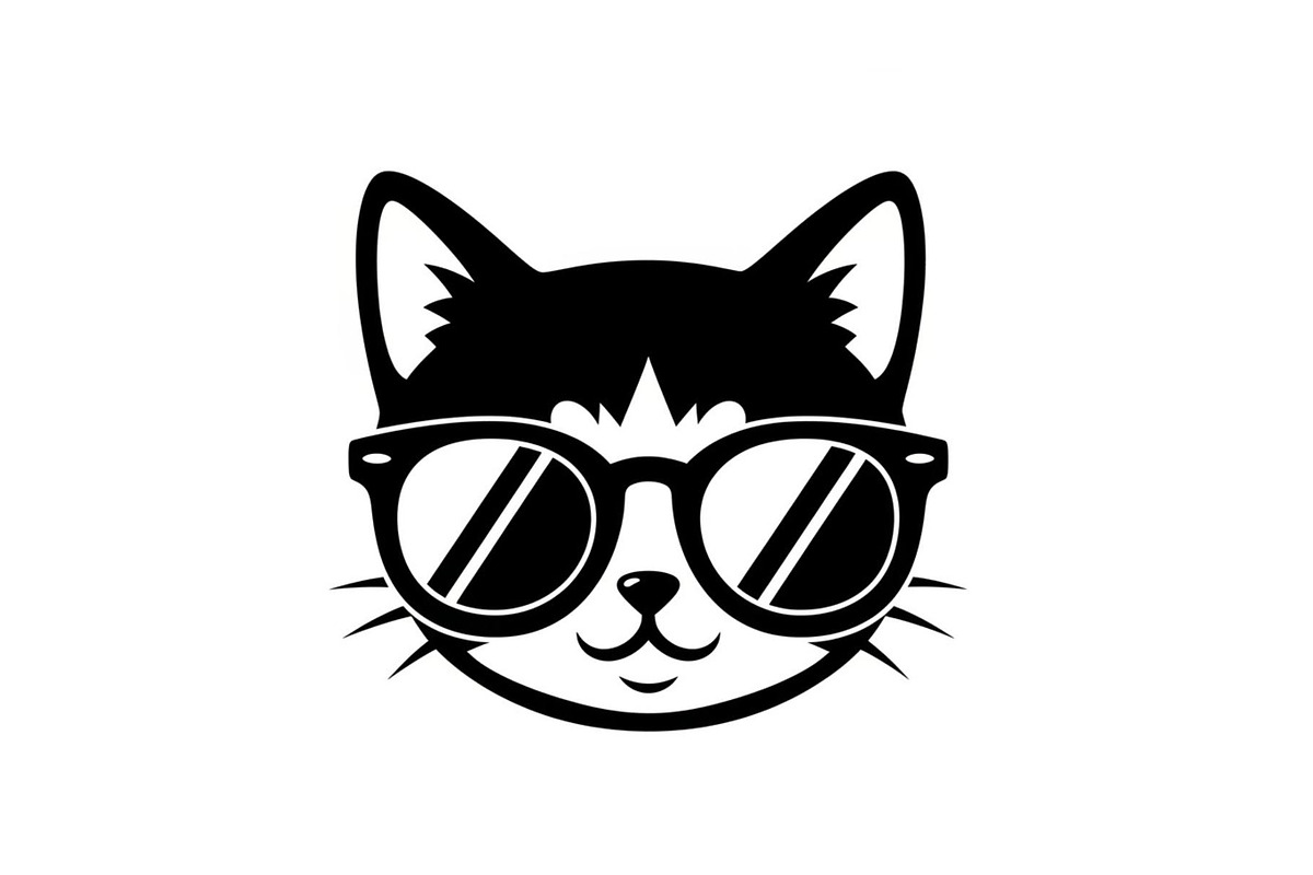 Cool Cat Silhouette Vector Bundle, an Illustration by Designs_River (Photo 46 of 51)