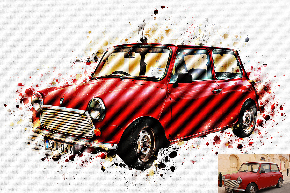 Paint Splatter Effect Ps Action, an Action Add-On by Studio Retouch (Photo 5 of 17)