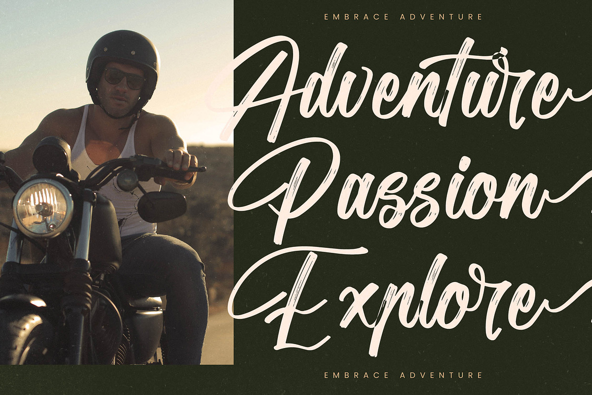 Richmond Barentony Modern Handbrush, a Script Font by Letterena Studios Script (Photo 9 of 15)