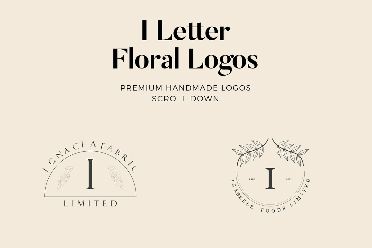 520 A to Z Floral Logos Bundle, a Branding & Logo Template by AN Productions (Photo 64 of 223)