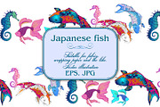 Japanese fish, a Pattern Graphic by Designs by Helen Trupak (Thumbnail 7 of 9)