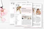 Media Kit Template | 4 Page, a Flyer Template by By Stephanie Design (Thumbnail 1 of 5)