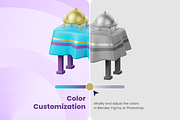 3D Hotel Icons, a Scene 3D Model by Flat Icons (Thumbnail 6 of 8)