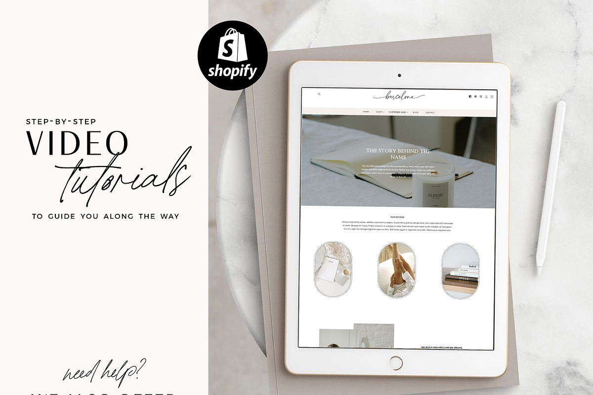 Shopify Theme - Neutral White, a Shopify Template by Macarons and Mimosas (Photo 10 of 11)
