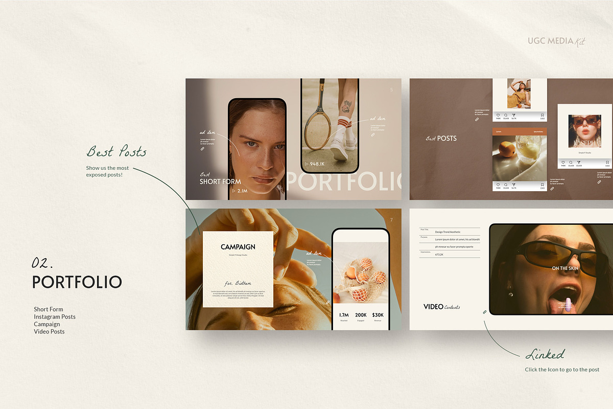 Joseph UGC Media Kit, a Marketing Template by Simple P. (Photo 7 of 11)