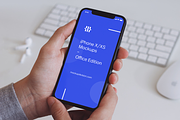 iPhone X/XS Mockups Office Edition, an iPhone Mockup by Fields (Thumbnail 9 of 9)