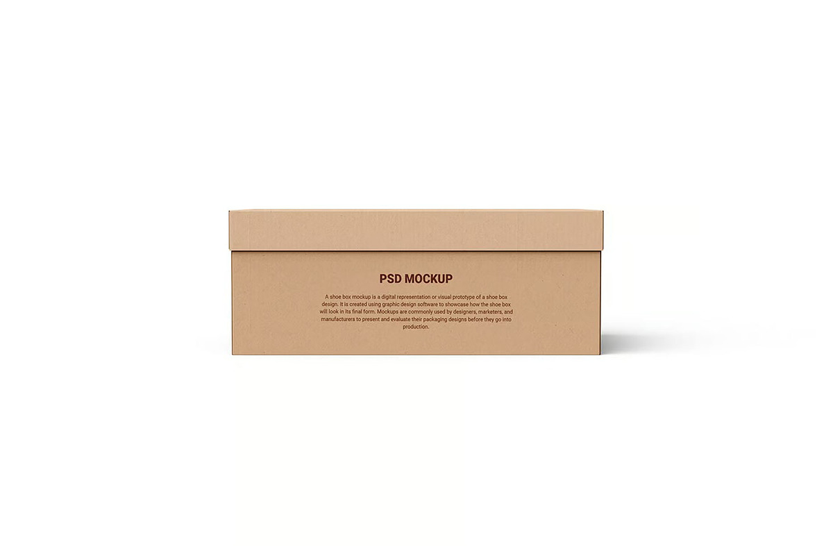 Kraft shoe box mockup, a Packaging Mockup by zphotographystudio (Photo 5 of 11)