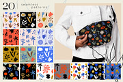 Abstract Floral clip arts & patterns, a Pattern Graphic by PixelAesthetic (Thumbnail 2 of 13)