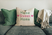 Stitching Love a cross-stitch font, a Font by Studio Indigo (Thumbnail 5 of 11)