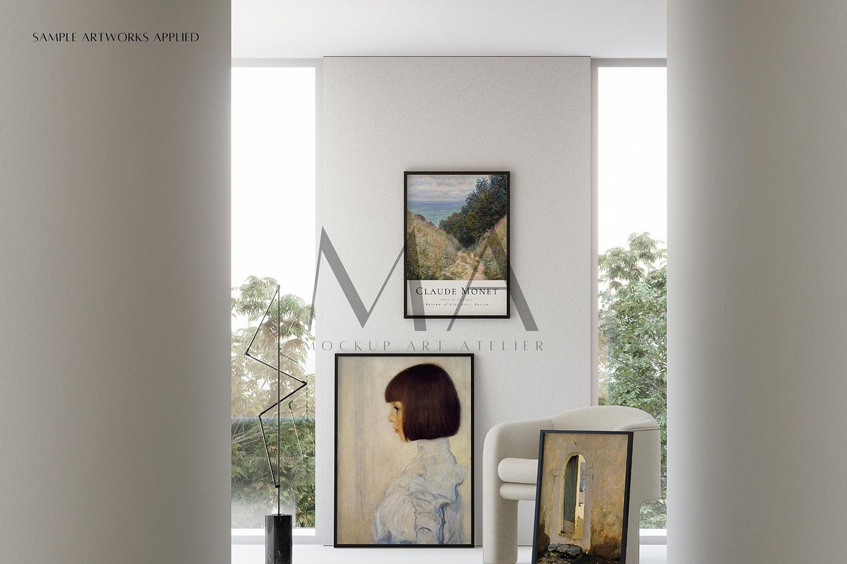 Modern Interior Frame Mockup Bundle, a Household Mockup by Mockup Art Atelier (Photo 9 of 33)
