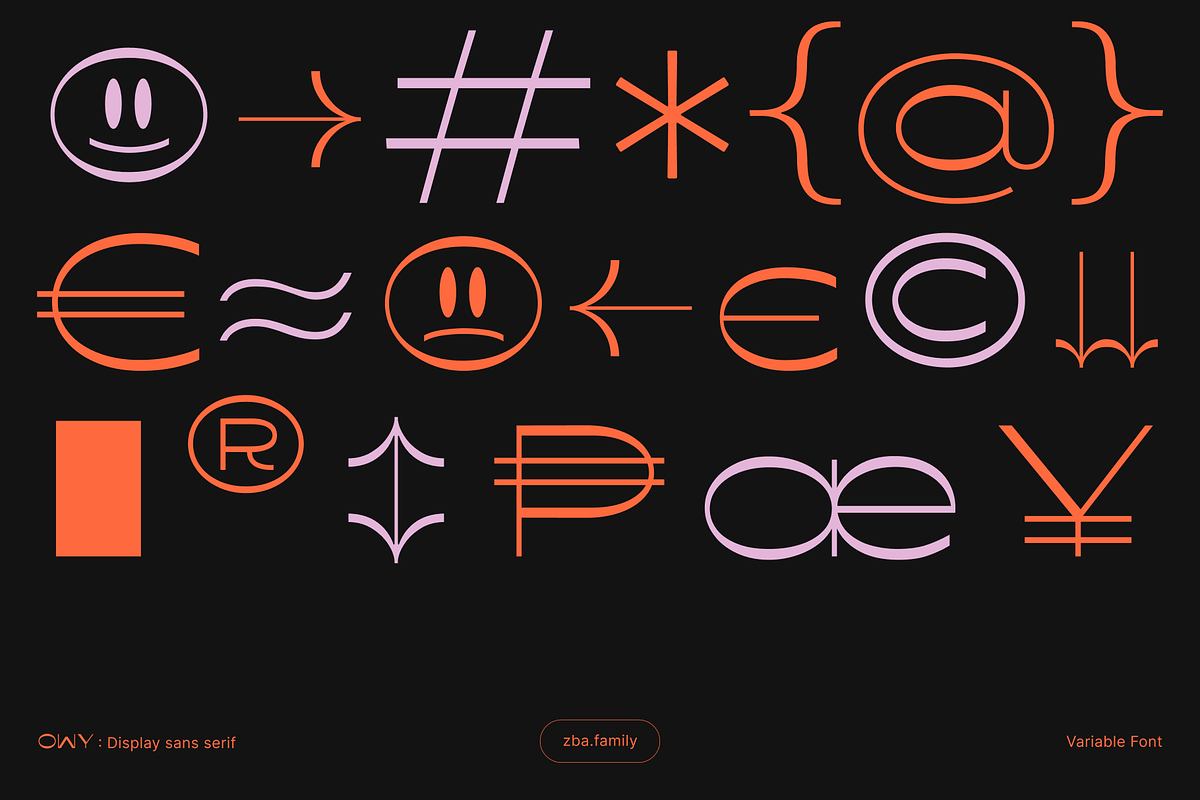 OWY Display font, a Sans Serif Font by ZIEBA (Photo 4 of 10)