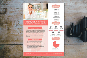 Watercolor Media Kit Template