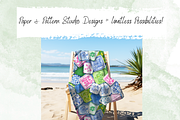 Preppy Mahjong Seamless Paper, a Pattern Graphic by Paper & Pattern Studio (Thumbnail 5 of 9)