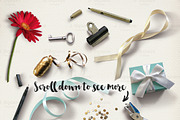 Romantic Props & 5x7 Card Set MockUp, a Product Mockup by JSquarePresents (Thumbnail 3 of 6)