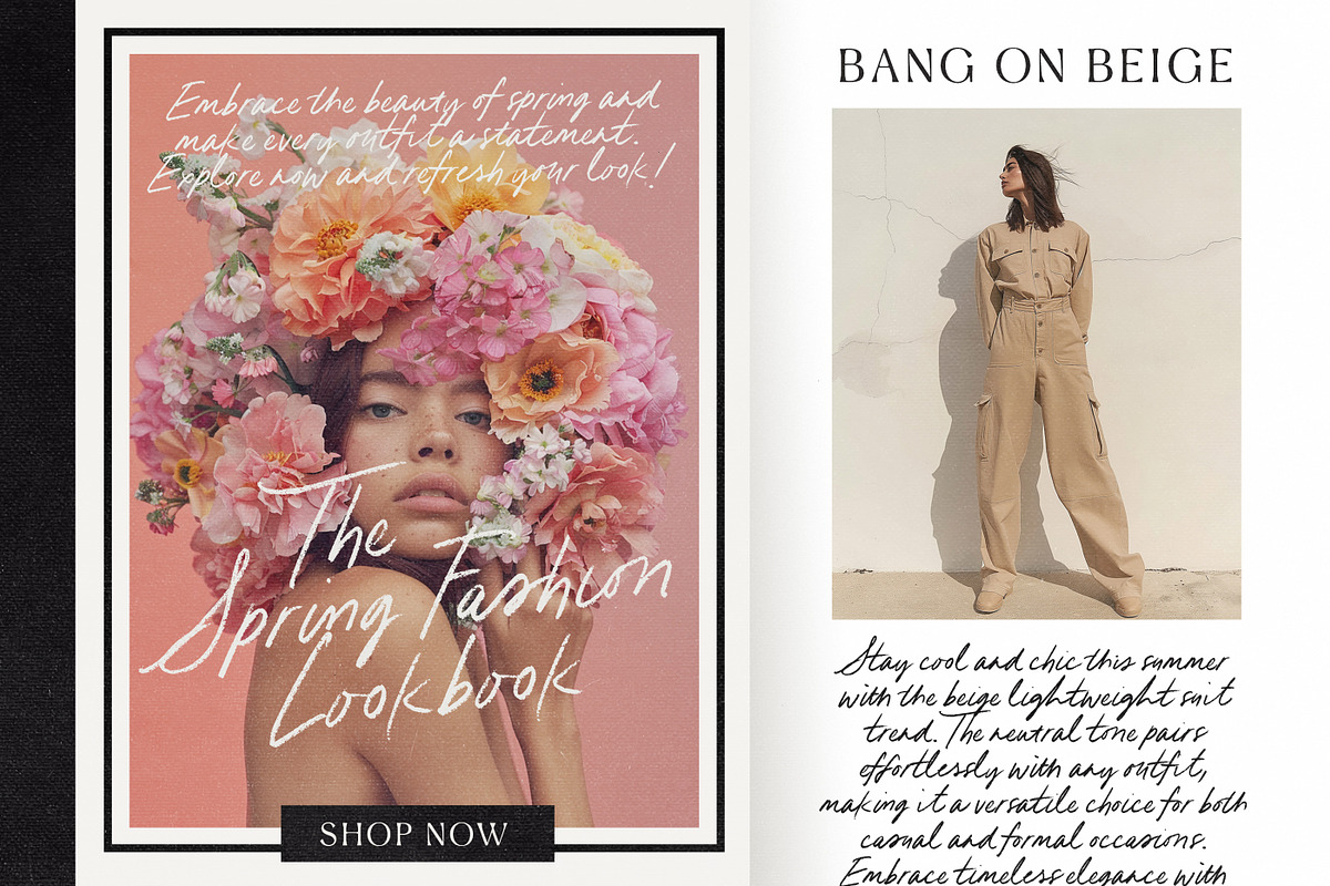 Mint + Magnolia Typeface, a Handwritten Font by Nicky Laatz (Photo 16 of 23)