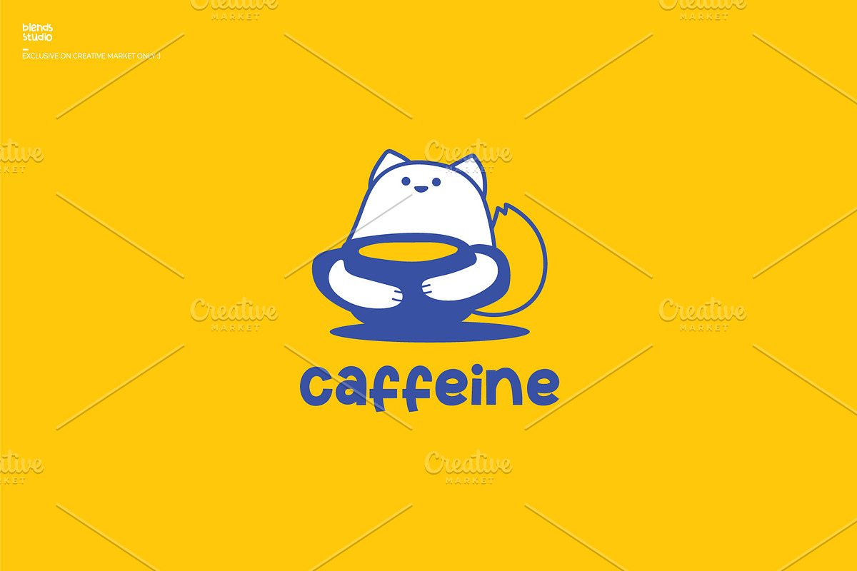 Caffeine Logo, a Branding & Logo Template by blends.studio (Photo 4 of 4)