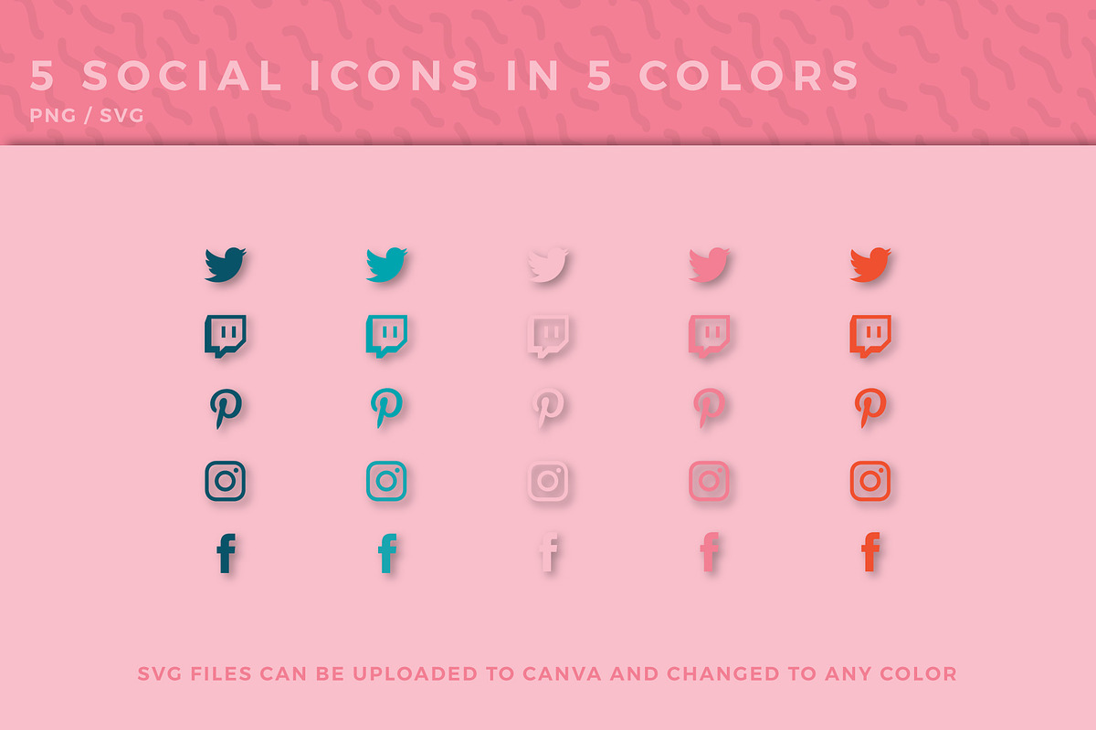 Youtube: Colorful Retro Branding Kit, a Social Media Template by Liseno Designs (Photo 6 of 7)