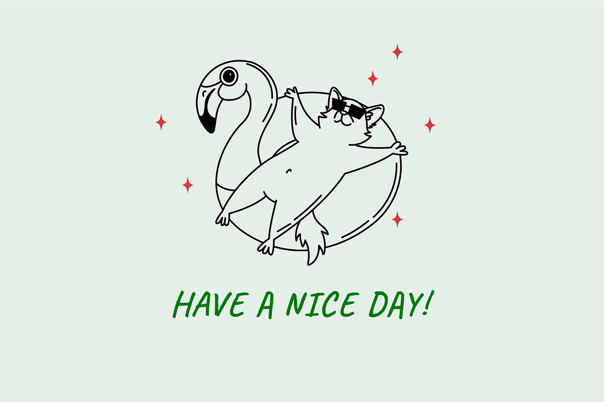 23 Funny dogs vector illustration, an Animal Illustration by Yanakicc (Photo 9 of 9)