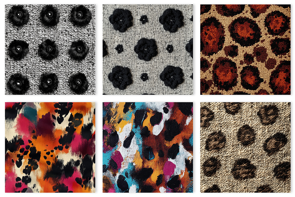 Leopard Knitted Seamless Pattern, a Pattern Graphic by CreationArt (Photo 3 of 7)