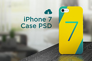 iPhone 7 case PSD, a Product Mockup by DigitalCreative