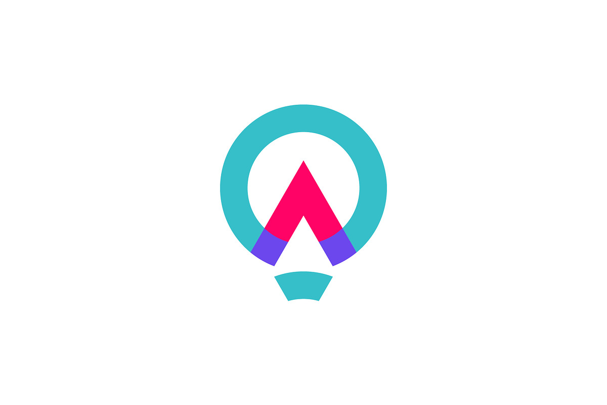 balloon and letter A with modern, a Branding & Logo Template by tmts