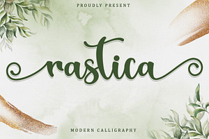 Rastica - Handwritten Font