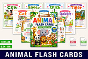 Animal Flash Cards, a Stationery Template by Designmela01 (Thumbnail 1 of 5)