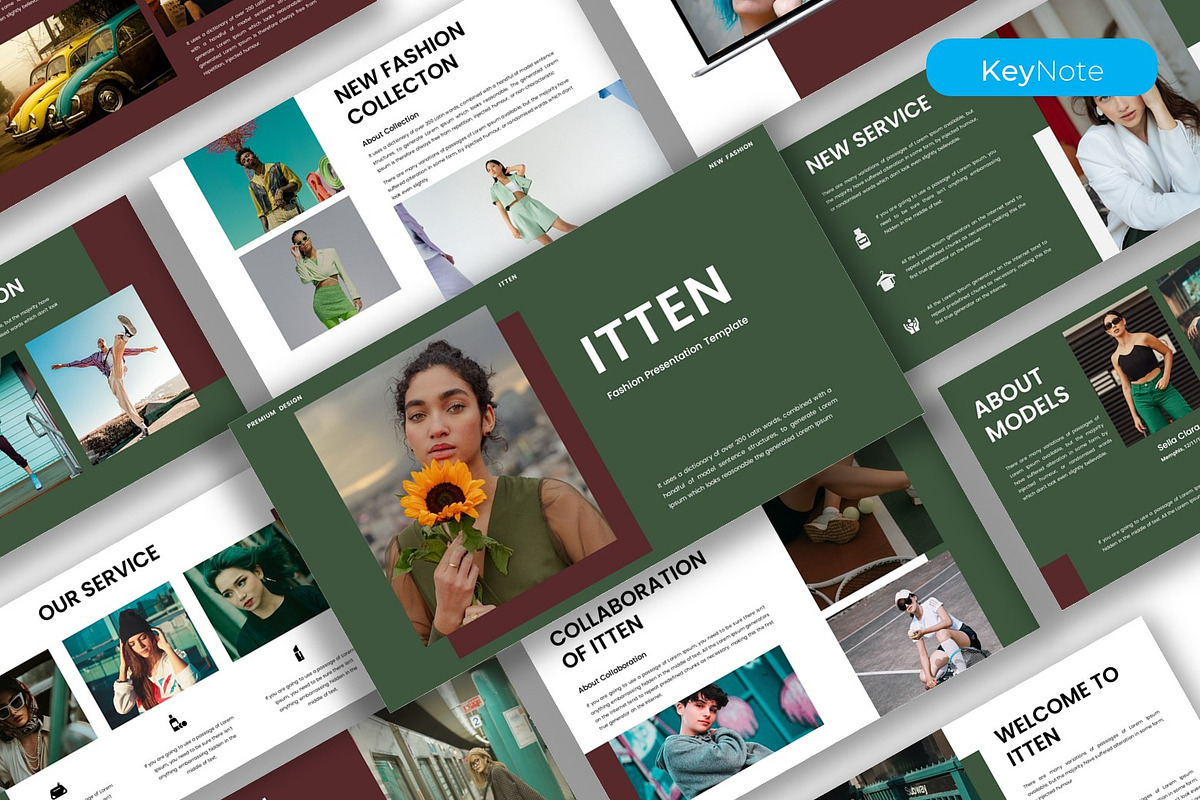 Itten – Business Keynote Template, a Presentation Template by kreatifreya (Photo 1 of 5)