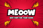Meeow - Playful Comic Font, a Font by Mightyfire (Thumbnail 1 of 5)