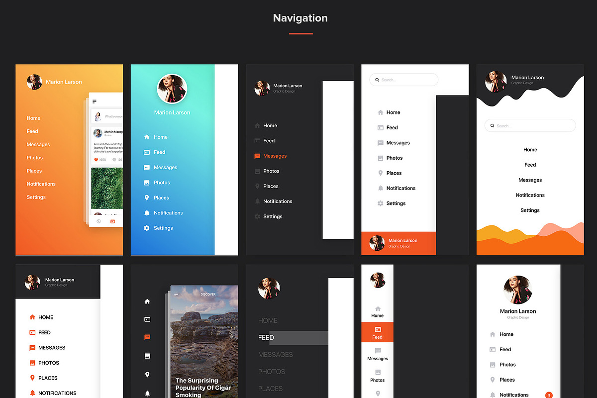 Mocha Mobile UI Kit, an App Template by hoangpts (Photo 4 of 6)