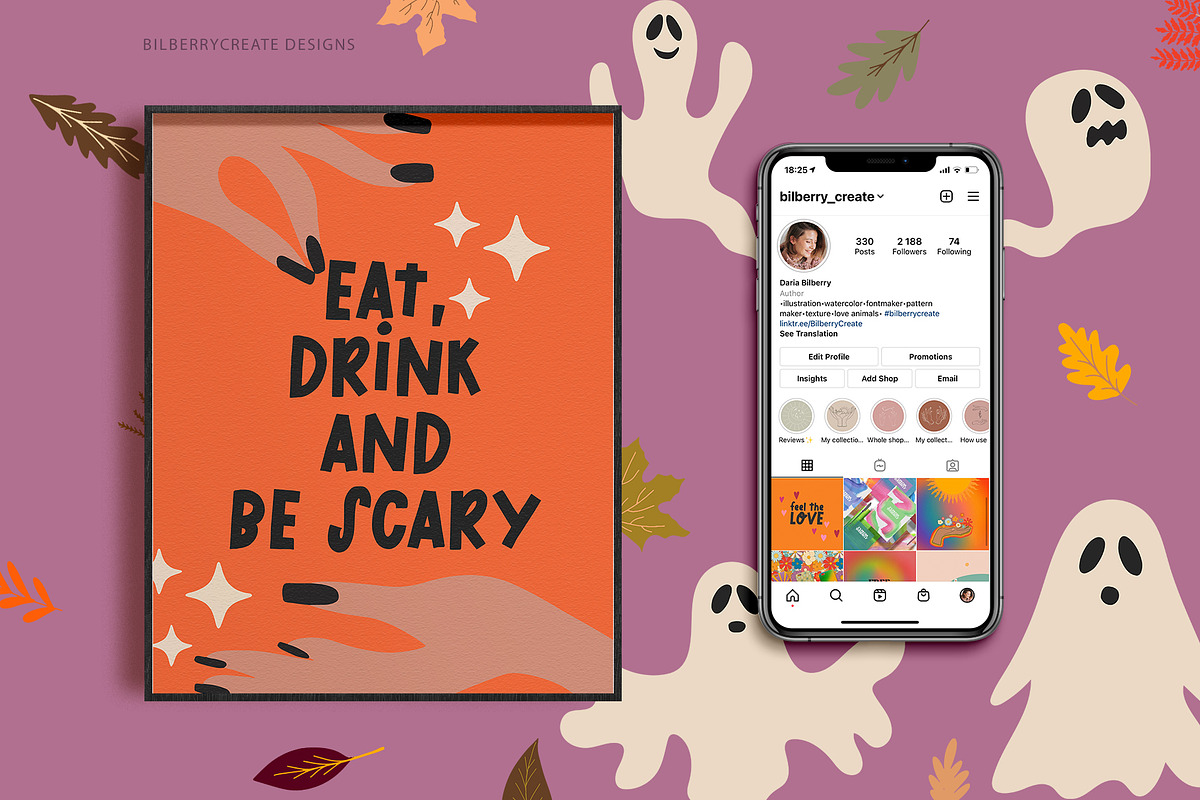 HOCUS POCUS art set, a Seasonal Illustration by BilberryCreates (Photo 13 of 13)