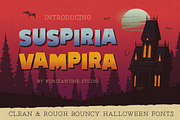 SUSPIRIA VAMPIRA - Bouncy Fonts, a Sans Serif Font by Konstantine Studio (Thumbnail 1 of 7)