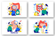 10 Healthy Gut Illustration, a Healthcare Illustration by denayunebgt (Thumbnail 2 of 4)