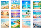 Calm Summer Beach Coast Digital, a Background Photo by Wow Magic (Thumbnail 2 of 2)