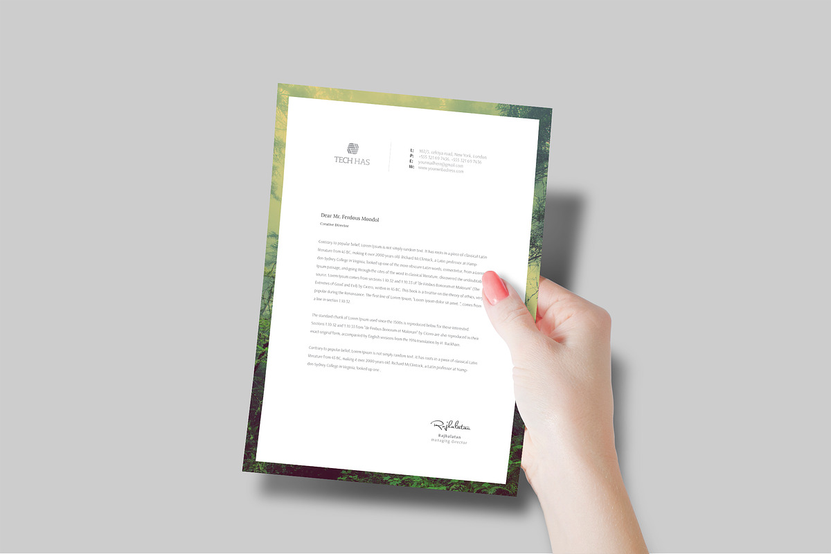 Letterhead, a Stationery Template by ZAAS (Photo 8 of 9)
