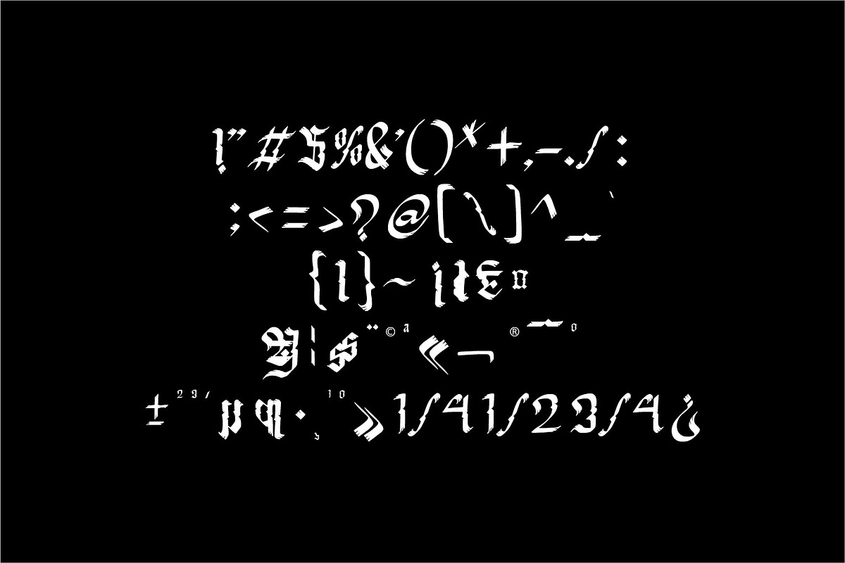 Franklin fracture - Blackletter, a Blackletter Font by WAP (Photo 6 of 7)