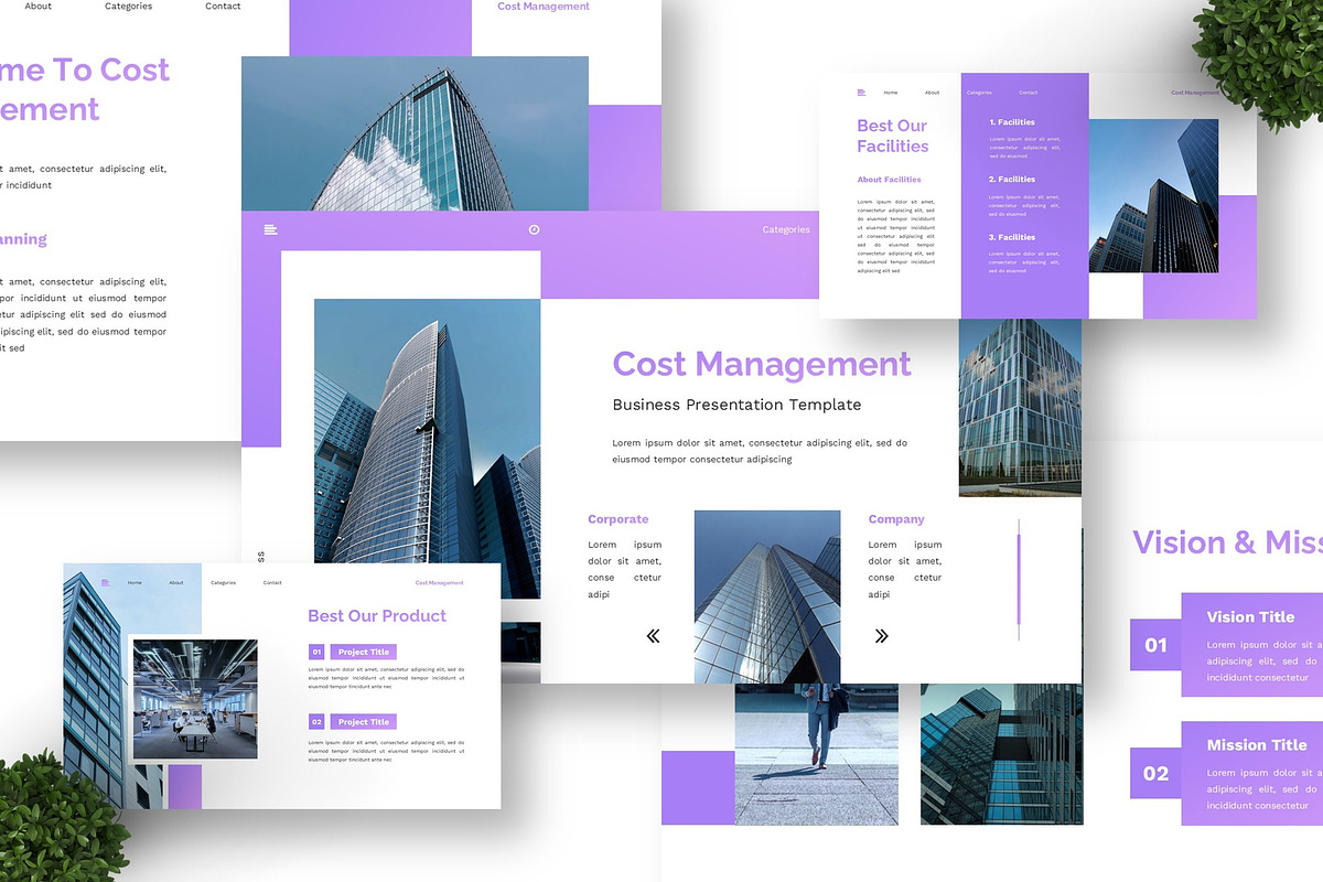 Cost Management - Business GSL, a Presentation Template by Deepslide Studio (Photo 4 of 4)