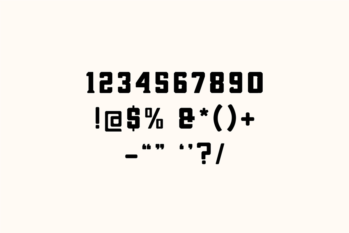 Slab Soldier Textured Font, a Slab Serif Font by UICreative (Photo 7 of 12)