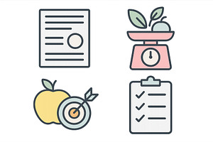 Documents and tools showcasing, a Food Illustration by ZinetroN
