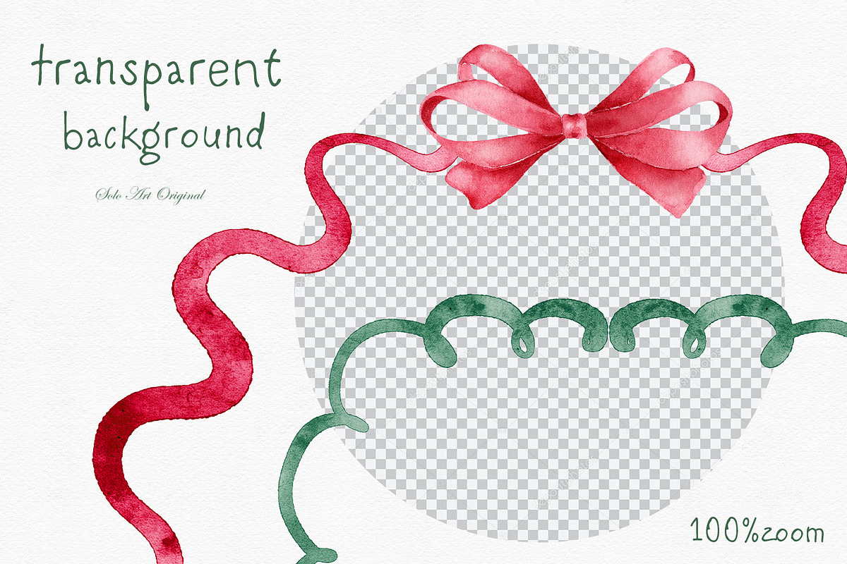 Christmas Watercolor Frames Cards, an Object Graphic by Solo Art Original (Photo 10 of 12)